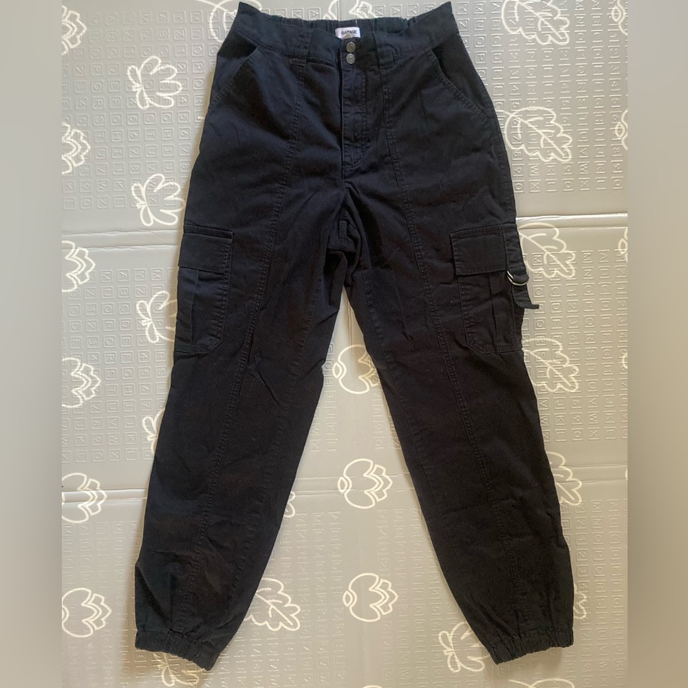 Garage Black Utility Pants Size M
